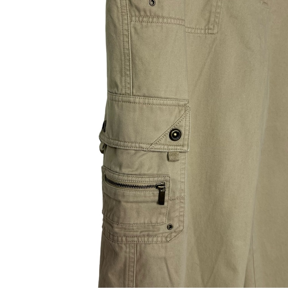 Lauren Ralph Lauren‎ Khaki Baggy Straight Cargo Pants Womens 14 - Picture 2 of 7